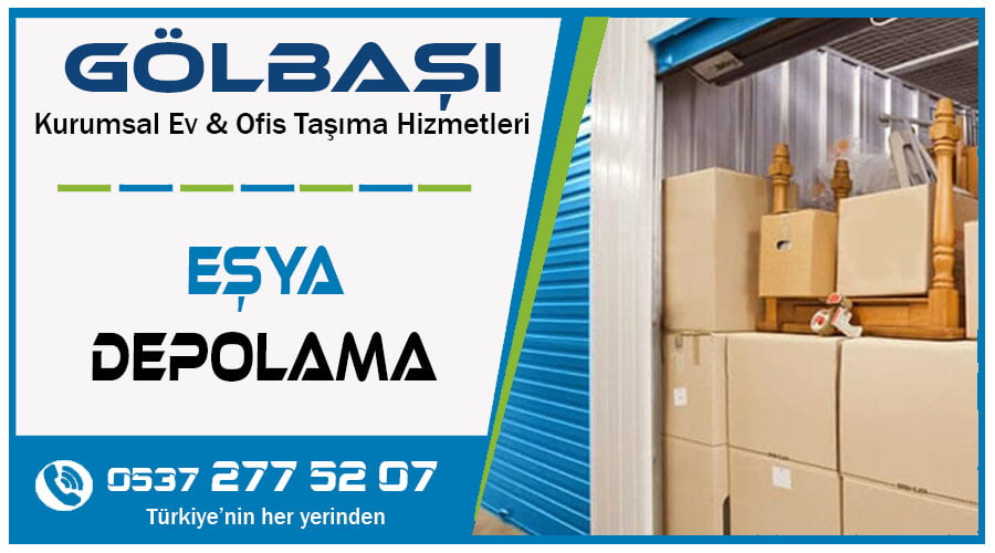 Gölbaşı eşya depolama